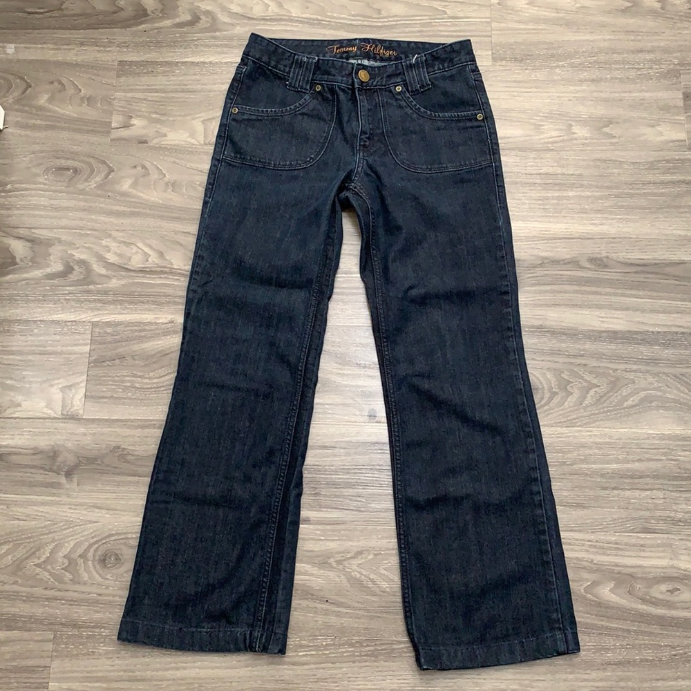 Tommy Hilfiger jeans wide leg dark wash